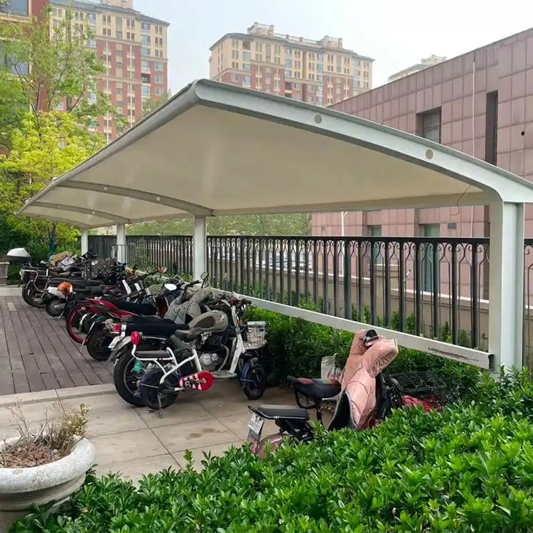 达日县膜结构电动车棚